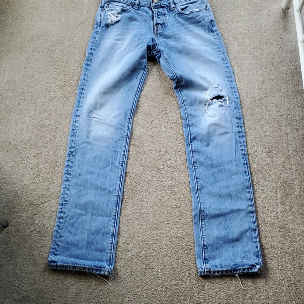 Abercrombie & Fitch Mens Distressed Jeans 30 x 36